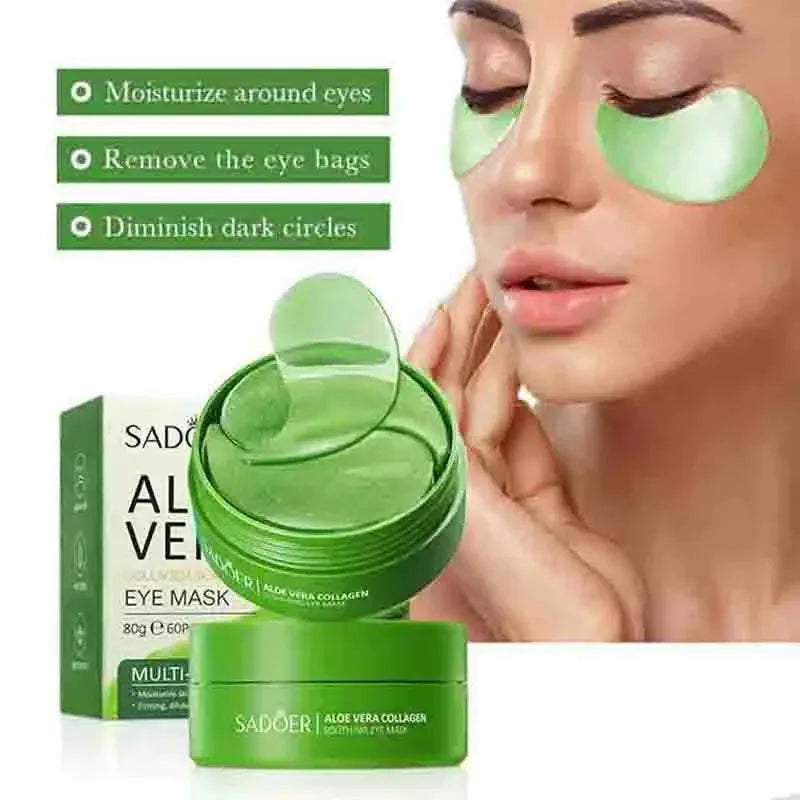 How Aloe Vera Collagen Eye Masks Erase Dark Circles & Rejuvenate Tired Eyes