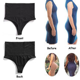 High Waist Tummy Control Panties Women Thong Panty Shaper Slimming Underwear Butt Lifter Belly Shaping Cincher Brief Body Shaper