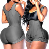 AfruliA Fajas Colombianas Girdles Shapewear Abdomen Control Body Shaper Slimming Sheath Waist Trainer One-piece Bodysuits Corset