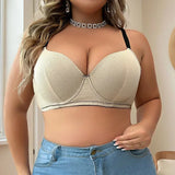 High quality Plus-size Bras Are Thin Have A Beautiful Back and Are Sexy Plus-size Underwear with Steel Rims Gathers Bra Sexy