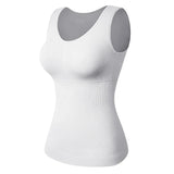 Shapewear for Plus Size Women Tummy Control Shapewear Built-in Bra Shaping Tank Tops Slimming Body Shaper Compression Underwear