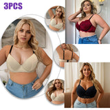 High quality Plus-size Bras Are Thin Have A Beautiful Back and Are Sexy Plus-size Underwear with Steel Rims Gathers Bra Sexy