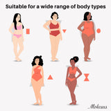 Molasus Bodysuit Women Slimming Shapewear Corset Reducing Body Shaper Modeling Underwear Tummy Control Panties Briefs Large Size