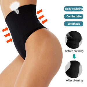 Women’s High Waist Thong Shaper Tummy Control Slimming Briefs