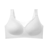 Plus Size Mesh Bralette Women's Small Chest Illusion No Side Breast No Steel Ring Comfortable Backless Underwear Innerwear