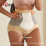 Flarixa Seamless Tummy Control Panties Women High Waist Briefs Thermal Fat Burning Underwear Slimming Belly Shaper Hip Lift Pant