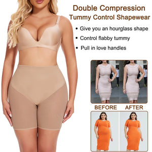 Sexy Butt Lifting Shaping Shorts Women High Waist Mesh Breathable Shaping Panties Shapewear Thigh Slimming Smooth Body Clothing