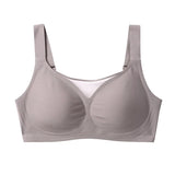 Plus Size Mesh Bralette Women's Small Chest Illusion No Side Breast No Steel Ring Comfortable Backless Underwear Innerwear
