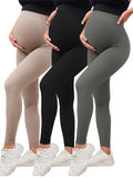 3pcs Pregnant Women's Yoga Pants Sports Leggings Long Pants