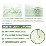 Anti-Acne Face Serum Salicylic Acid Acne Removing Essence Squalane Vitamin E Moisturizing Brightening Korean Skincare Products
